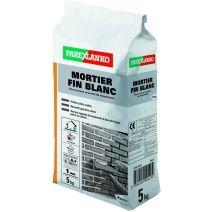 Mortier fin blanc 5kg - PAREXLANKO